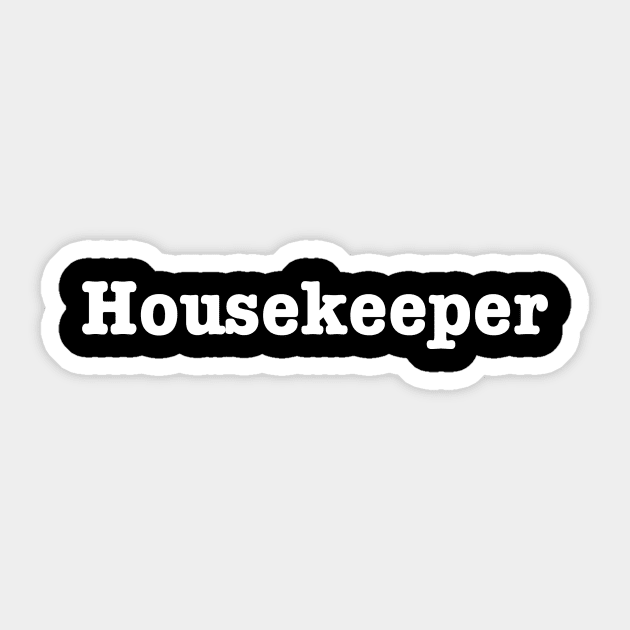 Housekeeper Sticker by lenn